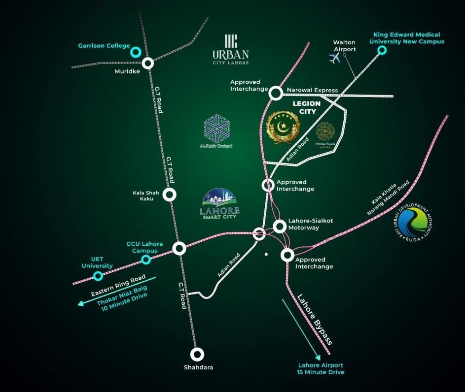 Location Map – Legion City